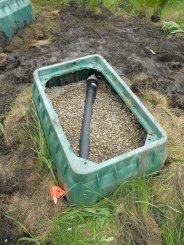 A CARISMA ICM installed in on a gravel bed.